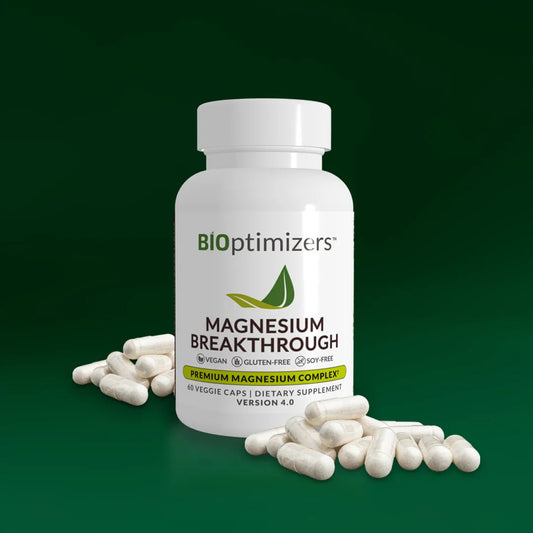 BIOptimizers Magnesium Breakthrough Supplement 4.0 - 7-in-1 Magnesium Complex for Calm, Sleep & Energy