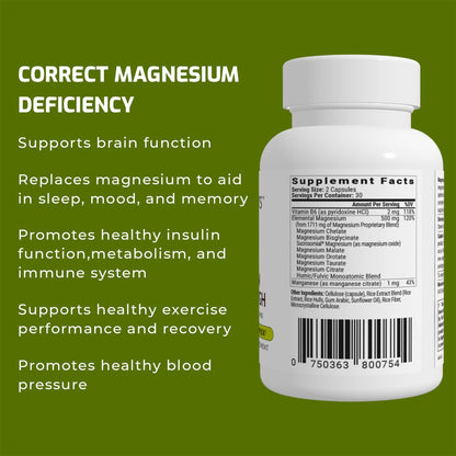 BIOptimizers Magnesium Breakthrough Supplement 4.0 - 7-in-1 Magnesium Complex for Calm, Sleep & Energy